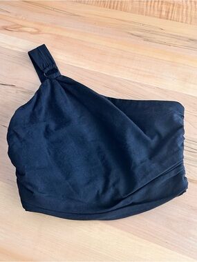 ZARA crop top one shoulder S